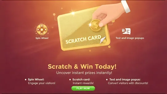 Spinnio Spin Wheel Email PopUp screenshot