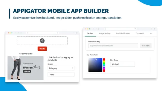 Appigator Mobile App Builder screenshot