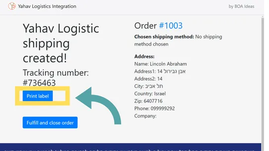 Yahav Logistics DeliverIt screenshot