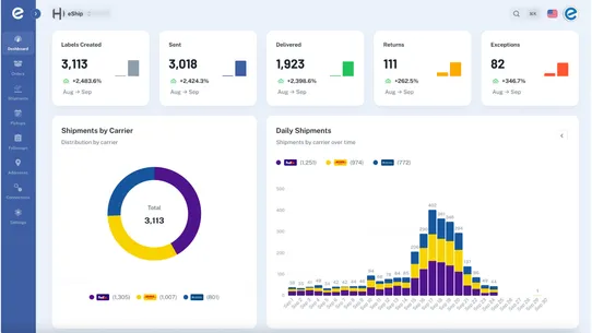 eShip: Shipping &amp; fulfillment screenshot