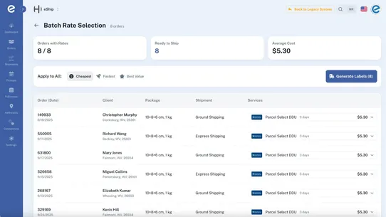 eShip: Shipping &amp; fulfillment screenshot