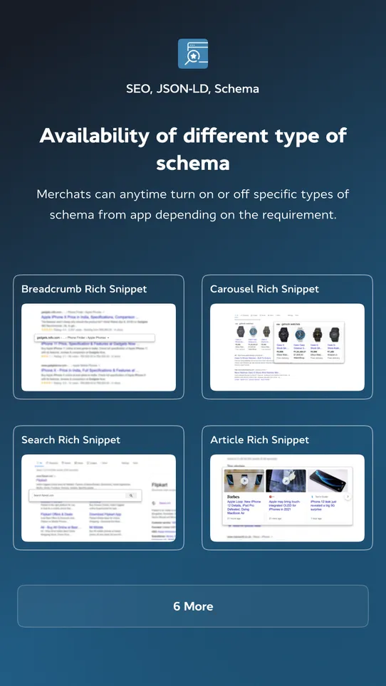 Webrex AI SEO Optimizer Schema screenshot