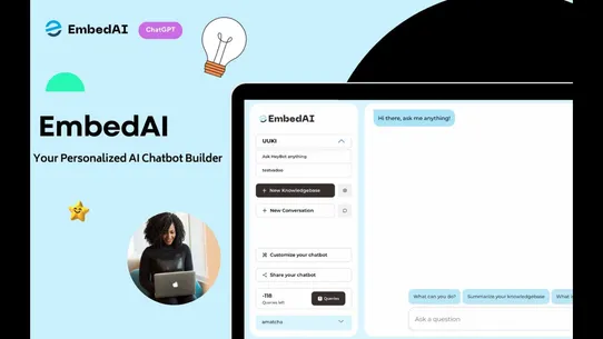 EmbedAI Live Chat &amp; AI Chatbot screenshot