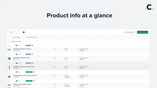 CommerceFlow: Order Management screenshot