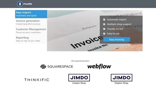 PamBill ‑ Easy invoicing screenshot