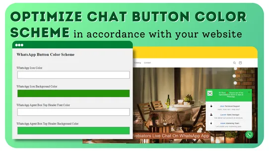 Webiators ‑ WhatsApp Live Chat screenshot