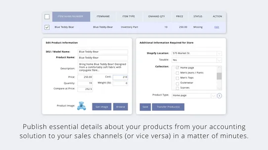 Webgility x QuickBooks Desktop screenshot