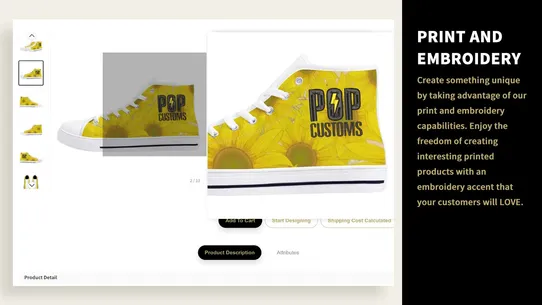 POPCUSTOMS: Print on Demand screenshot