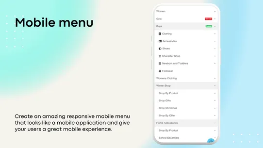 Hukify ‑ Mega Menu Creator Pro screenshot