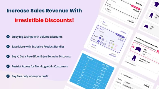 Quantity Discounts ‑ Selector screenshot