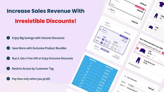 Quantity Discounts ‑ Selector screenshot