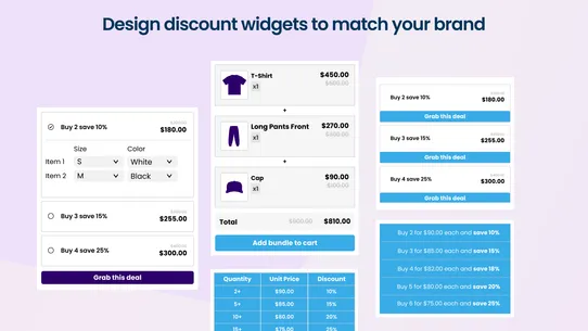 Quantity Discounts ‑ Selector screenshot