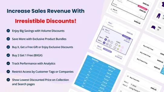 MCE Bundles Quantity Discounts screenshot