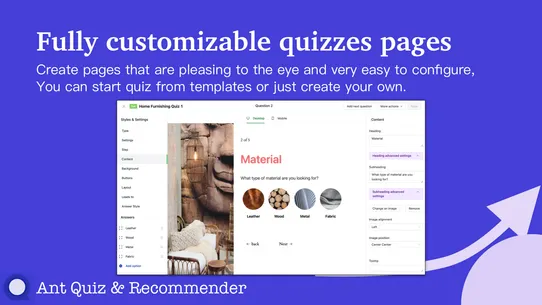 Ant Quiz &amp; Recommender screenshot