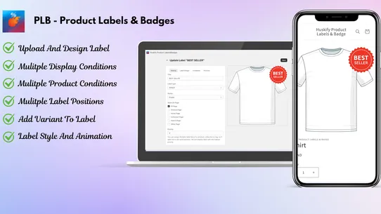 PLB ‑ Product Labels &amp; Badges screenshot