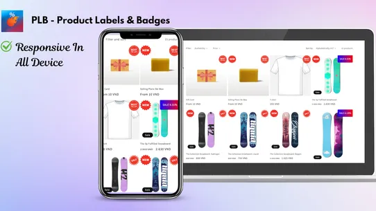 PLB ‑ Product Labels &amp; Badges screenshot