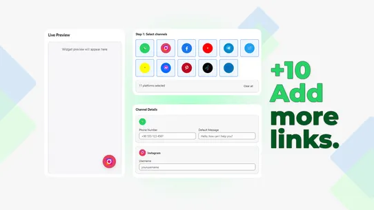 MyShop ‑ Chat Link WP Button screenshot