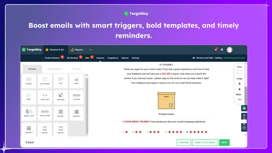 TargetBay Product Reviews screenshot