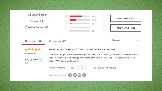 TargetBay Product Reviews screenshot