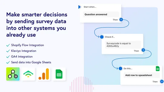 Grapevine Post Purchase Survey screenshot