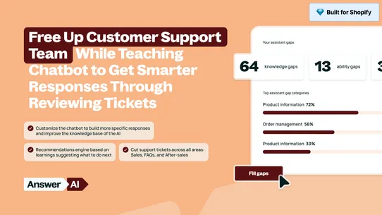 Answer AI Chatbot &amp; Live Chat screenshot