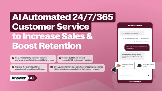 Answer AI Chatbot &amp; Live Chat screenshot