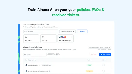 Alhena: Shopping &amp; Support AI screenshot