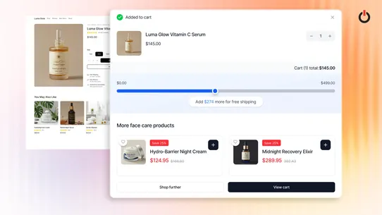 Algonomy AI Recommendations screenshot