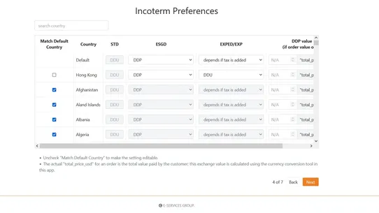 KerryESG Global Fulfillment screenshot