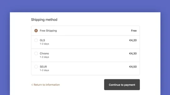 BigBuy ‑ Dropshipping carriers screenshot