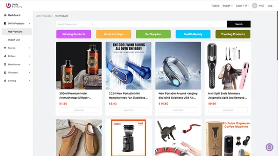 UnifyDropshipping screenshot