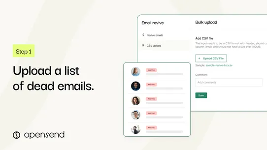 Opensend Email Revive screenshot