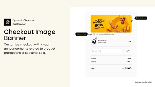 Dynamic Checkout Customizer screenshot