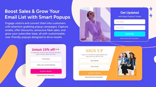 Smarter PopUp &amp; Coupon Code screenshot