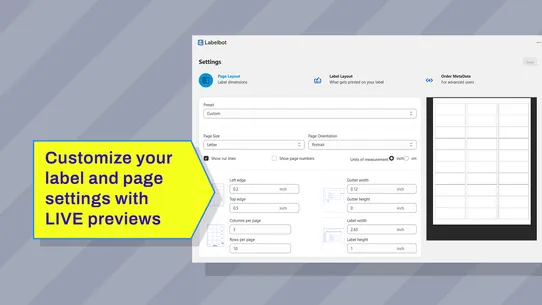 LabelBot: the Label Printer screenshot