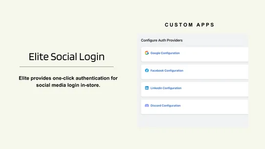 Elite Social Login screenshot