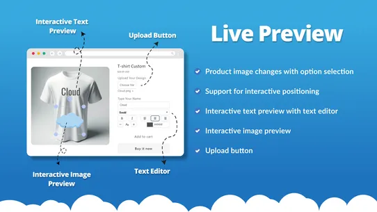 LPO Live Product Options screenshot