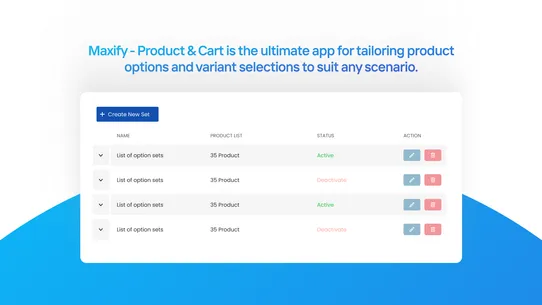 Maxify Product &amp; Cart Options screenshot