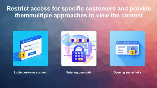 Ymq B2B Lock, Login &amp; Password screenshot