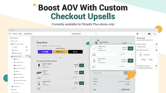 Checkify ‑ Customize Checkout screenshot