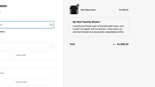 Checkify ‑ Customize Checkout screenshot