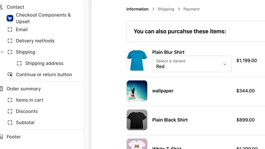 Checkify ‑ Customize Checkout screenshot