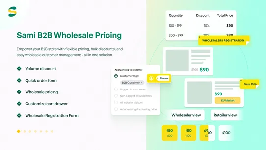 Sami B2B Wholesale Pricing screenshot