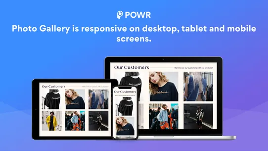 POWR: Photo Gallery Portfolio screenshot