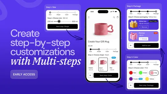 APO Product Options, Variants screenshot