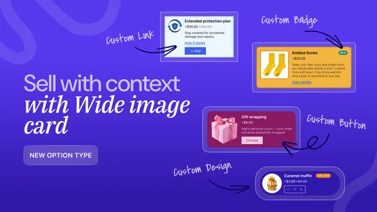 APO Product Options, Variants screenshot