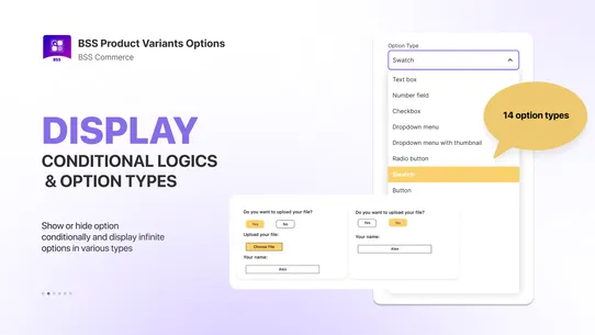 BSS: Product Variants Options screenshot