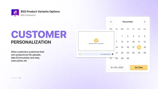 BSS: Product Variants Options screenshot