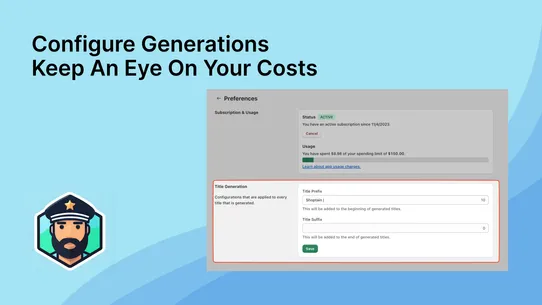 Shoptain – SEO AI Generations screenshot