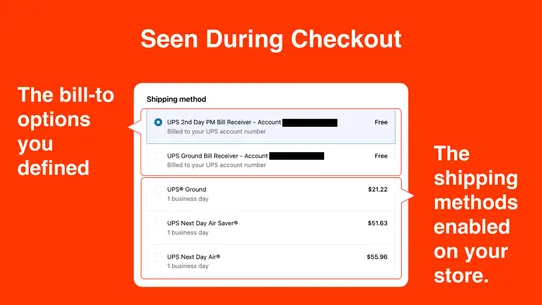 DIY Shipping Account Capture screenshot